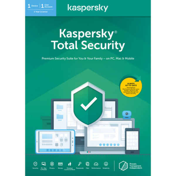 Kaspersky Lab Total Security 2022 Antivirus 1 Jahr 3 Geräte