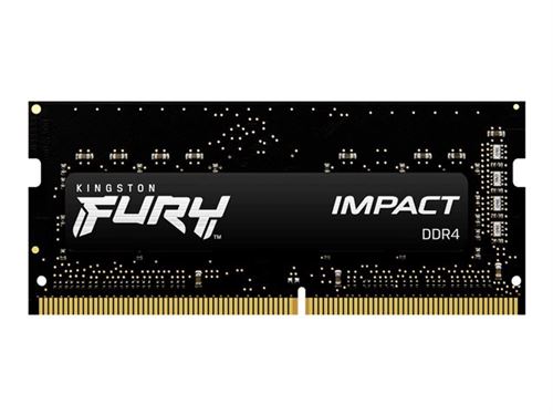 Kingston FURY Impact - DDR4 - module - 32 GB - SO DIMM 260 pins - 3200 MHz / PC4-25600 