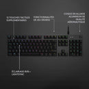 Logitech Gaming G512 – Tastatur – Hintergrundbeleuchtung – USB – AZERTY