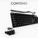 Logitech Gaming G512 – Tastatur – Hintergrundbeleuchtung – USB – AZERTY