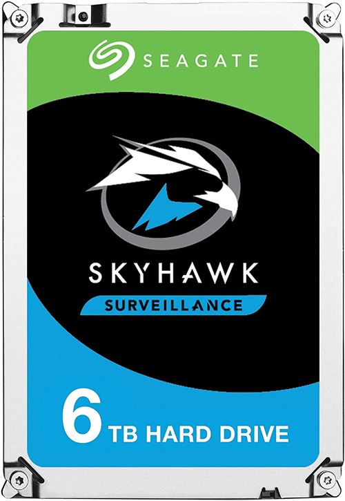 Seagate SkyHawk Surveillance HDD ST6000VX001 – Festplatte – 6 TB – intern – 3,5 Zoll – SATA 6 Gb/s – Pufferspeicher: 256 MB