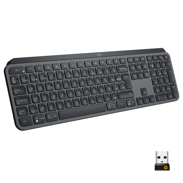 LOGITECH Clavier sans fil MX Keys S AZERTY BE Graphite